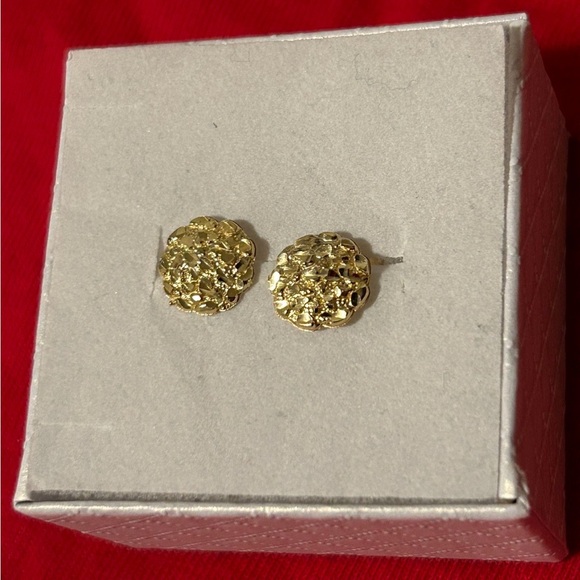 Other - Real gold nugget earrings!! They are brand new I got them and I didn’t like them